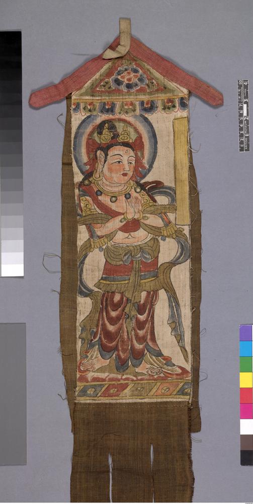图片[1]-banner; painting; 幡(Chinese); 繪畫(Chinese) BM-1919-0101-0.153-China Archive